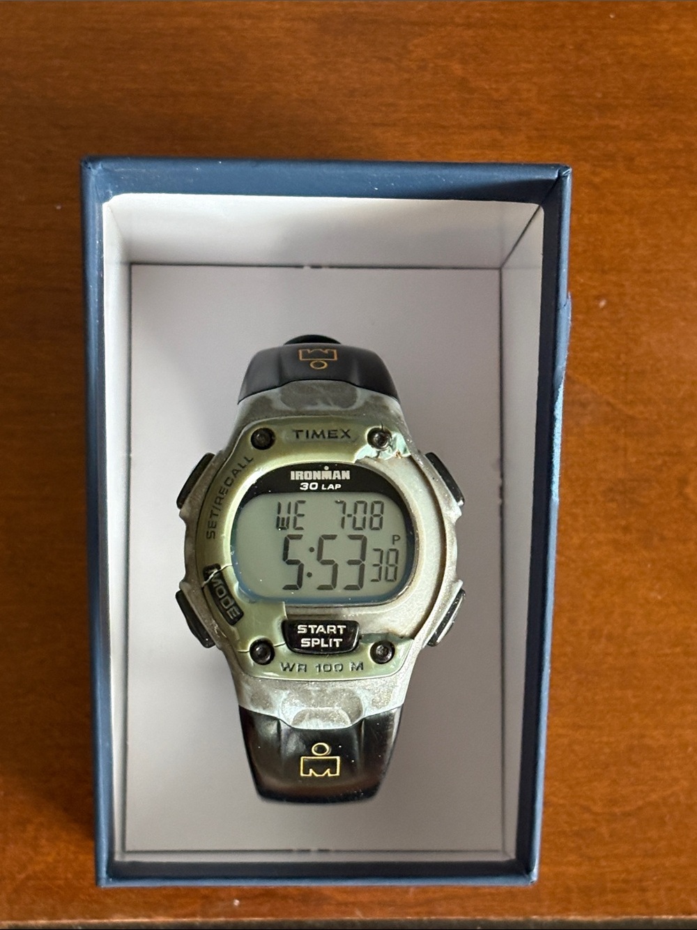 Timex Ironman Digital Watch in Black and Silver
